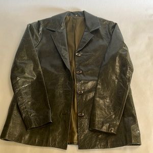 Peter Cohen Green Leather Jacket